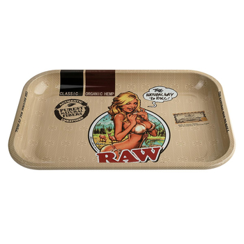 Поднос RAW Girl Rolling Tray Дисконт - Уценка - Магазин ТОПовых приборов и аксессуаров для  курения  bongstore.ru